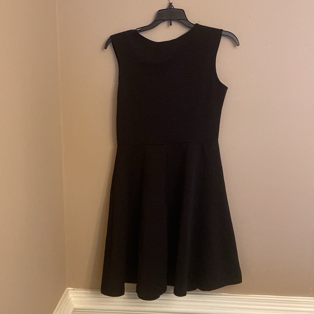 5 for $20 SALE! PerSeption Concept Black Sleeveless Fit-and-Flare Dress - Picture 3 of 3